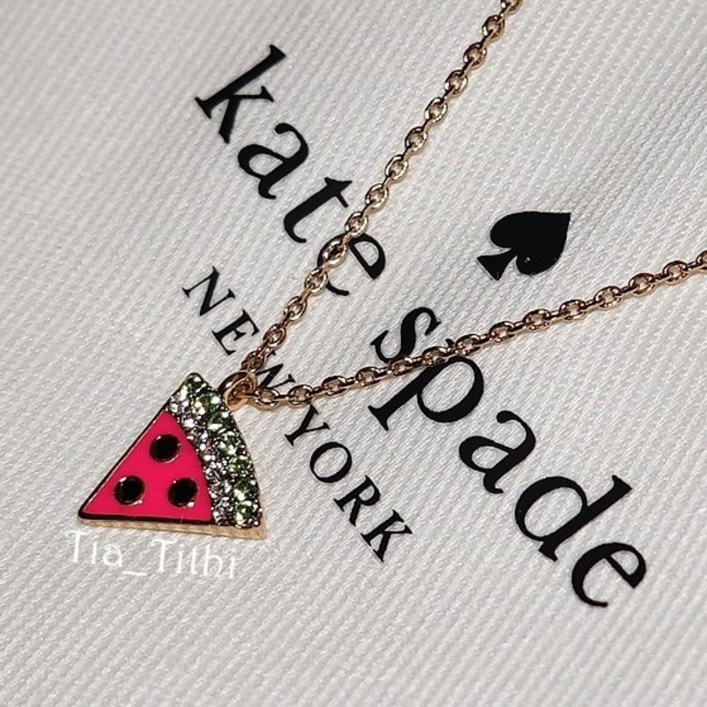 Kate Spade Watermelon Pendant 🎉Host Pick🎉 - Picture 2 of 4